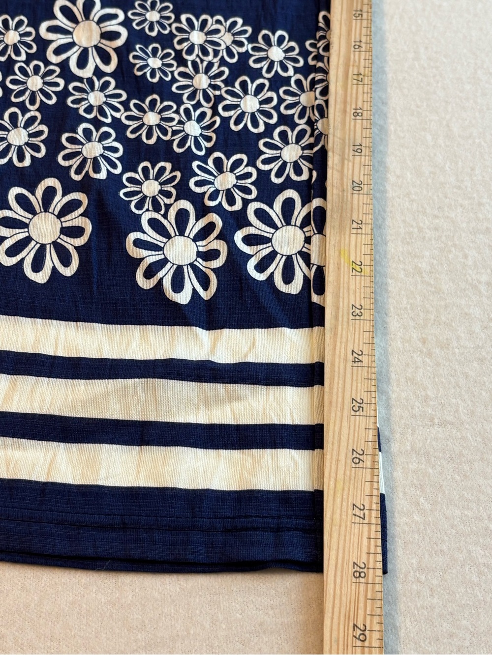 Women's Navy Floral Wide-Leg Pull-On Pants - Picture 5 of 7